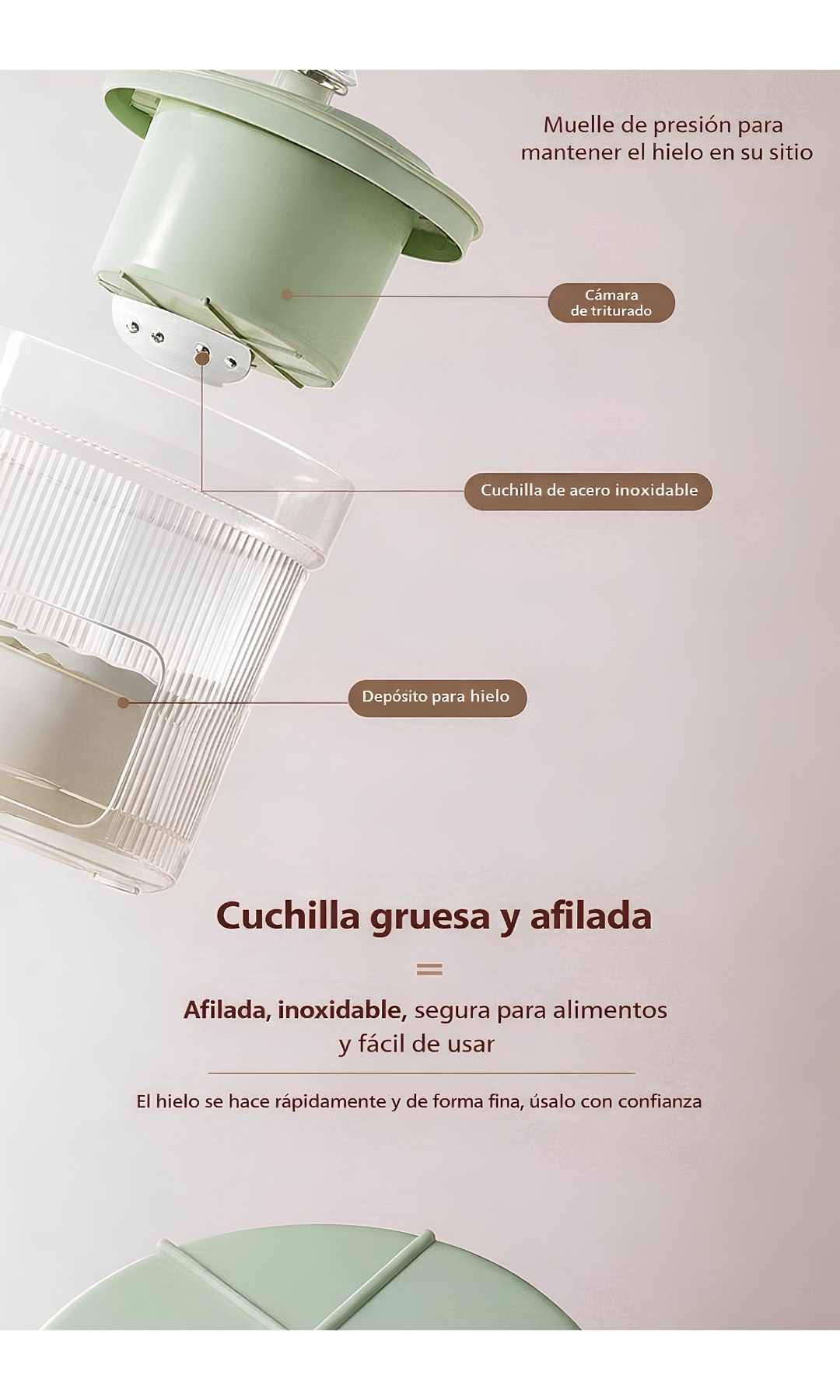 Mini Granizadora Manual